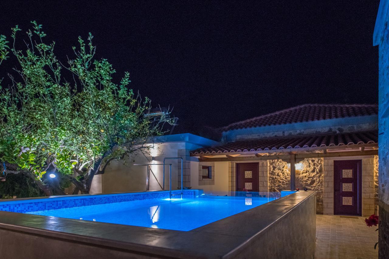 Private Sapphiros Villa Kíssamos Exterior foto